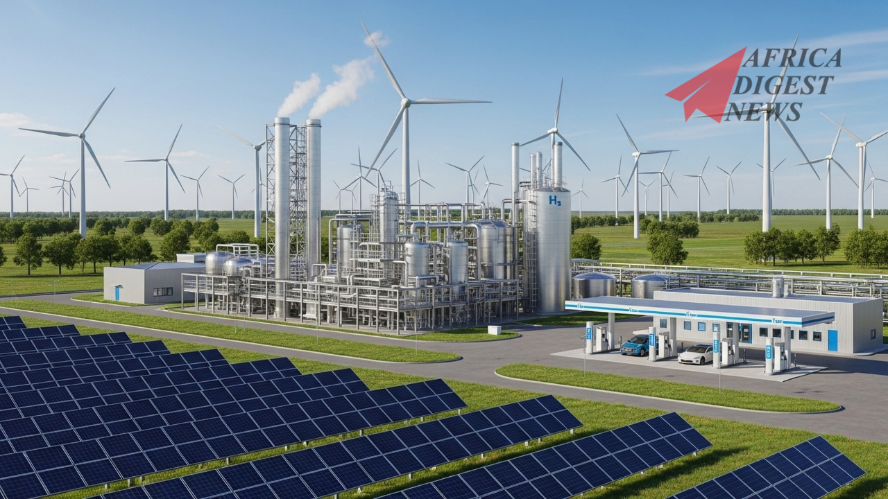 What is Strive Masiyiwa’s plan for a solar-powered industrial park in Zimbabwe?